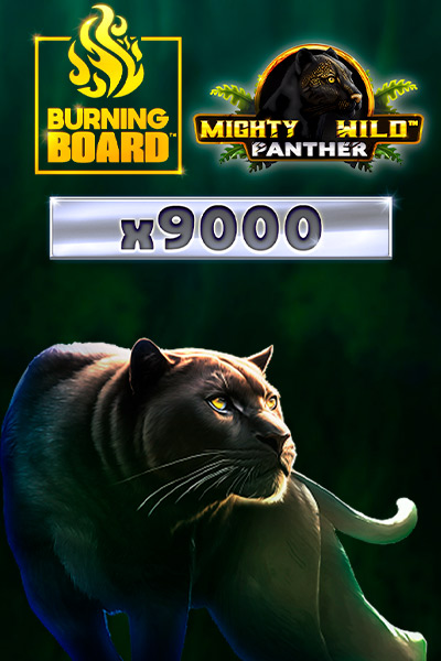 Mighty Wild: Panther Platinum Burning Board Scratchcard